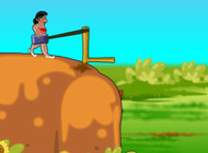 Fun-atmaq-catapult-oynayır