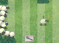 羊のダーツ投げゲーム